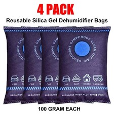 Reusable Silica Gel Car Dehumidifier Bags Windshield & Interior Moisture Control