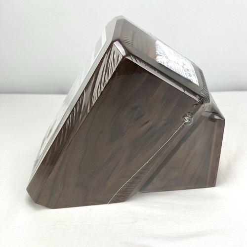 Cangshan S1 Series Solid Wood 16 Slot Knife Block - Block Only - Dark Brown Wood - Picture 8 of 9
