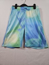 Children's Place Athletic Shorts, Size Large 10-12 , Aqua Coral