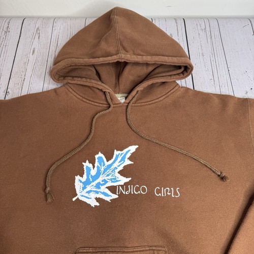 Indigo Girls Music Band Hoodie Hooded Sweatshirt Leaf Tree Brown Adult Medium - Picture 2 of 11