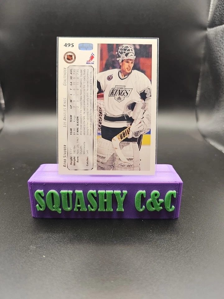 1990-91 Upper Deck - Star Rookie Robb Stauber #165 (RC) - Image 2 of 2