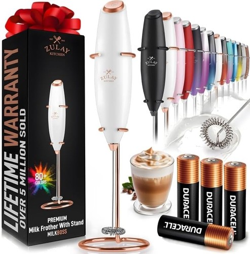 Potente varita espumadora de leche con 2 baterías Duracell - bebida portátil ultra rápida - Imagen 9 de 58