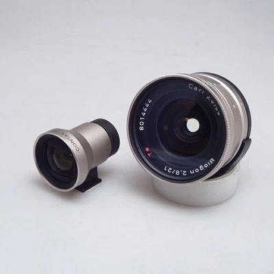 Objectif Ultra Grand Angle Contax Carl Zeiss Biogon 21mm F2.8 T* Chrome G - Photo 1/4
