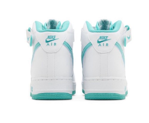 Nike Air Force 1 Mid '07 Uomo Taglia 14 Bianco/Giada Trasparente DV0806-102 - Foto 4 di 5