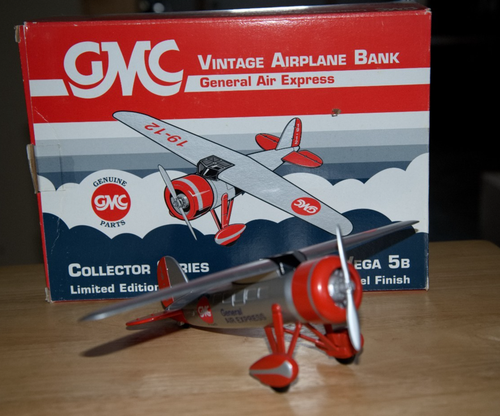 Die Cast Airplane Bank Chevrolet General Air Express Ltd Ed 2nd in Series w Box - Picture 1 of 14