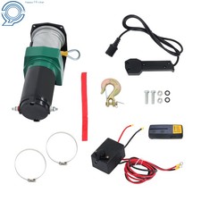 2500LBS 12VDC/1.3HP 5/32in x 50ft Steel Cable Winch ATV/UTV Electric Winch