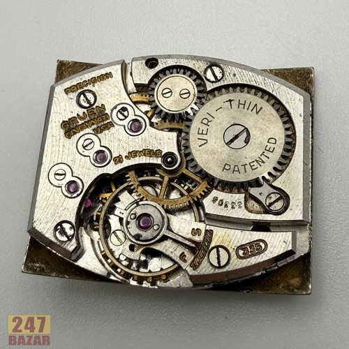 Gruen 335 Movement Veri-Thin Balance Not Good - AS IS For Parts Or Repair - Bild 3 von 4
