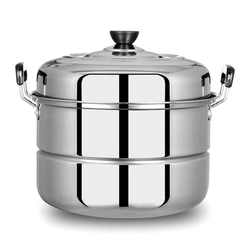 Steamer Food Grade Thick Large Stainless Steel Household Two-Layer Double-Lay UK - Picture 2 of 8