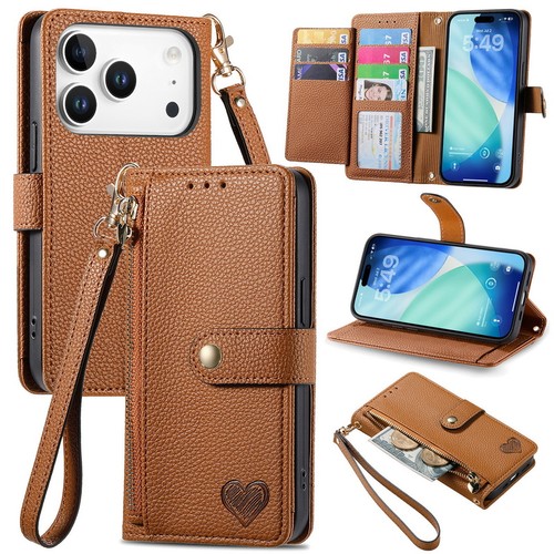 For iPhone 17 16 Pro Max 17 Air 15 14 13 12 11 Leather Texture Card Case Cover - Picture 28 of 28