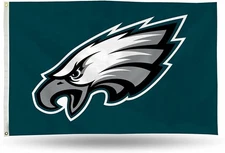 Philadelphia Eagles Premium 3x5 Feet Flag Banner, Logo Design, Metal...