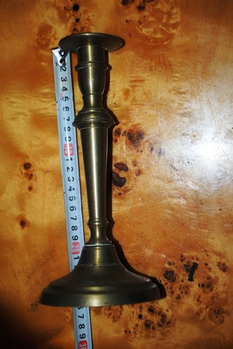 Antiker Messing Kerzenständer Anfang 20. Jahrhundert. Gewicht 750 Gramm - Bild 4 von 11