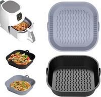 Diboniur Silikonform HeißLuftfritteuse 5-8L Airfryer ZubehöR Silikon Backform