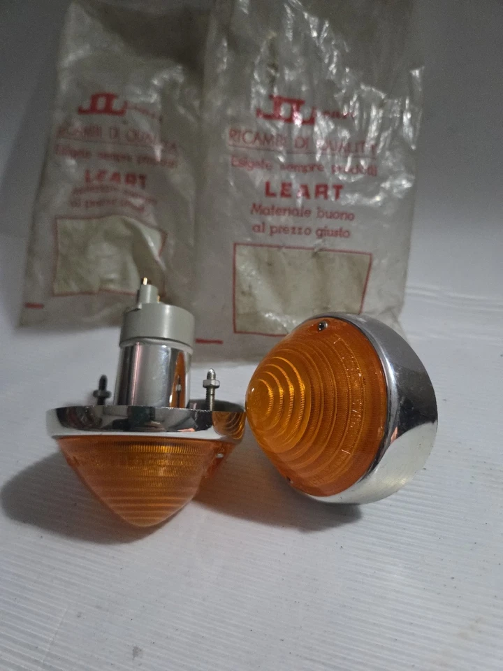 FIAT 500 D - E DERIVATE COPPIA FRECCE ANTERIORI NEW NOS LEART - Immagine 4 di 4