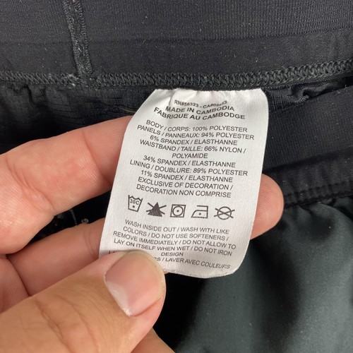 Pantalones Cortos para Correr Nike Dri-FIT Para Hombres Pequeños Negros Reflectantes Logo Bolsillos CJ5453-010 - Imagen 5 de 13