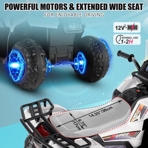12V Ride on ATV Car for Kids Electric Toy Off-Road Wheeler Quad Boys&Girls Gift# - Picture 46 of 51