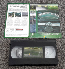 BRITISH STEAM RAILWAYS 47 THE GWR MANORS C1 SLEEVE AND TAPE ONLY PAL VHS VIDEO