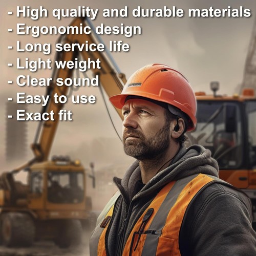 4x HQRP Mic Headset / Słuchawki do Motorola CLS1110 CLS1410 CLS1413 CLS1450 VL50 - Zdjęcie 8 z 8