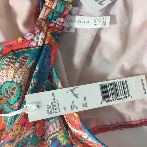 Antonio Melani 2pc Swimwear Bralette & Hipster Bikini Bottom Top Swimsuit 12 NWT - Picture 8 of 10