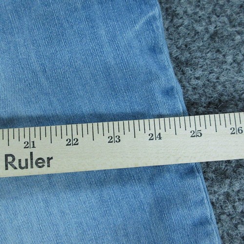 True Nation Jeans Mens 42x34 Blue Denim Athletic Fit Distressed 40x32* - Picture 10 of 24