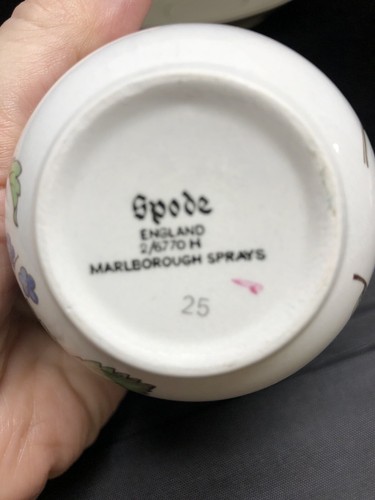 SPODE England MARLBOROUGH SPRAYS CUP(S) Off Edge Series - Picture 5 of 5