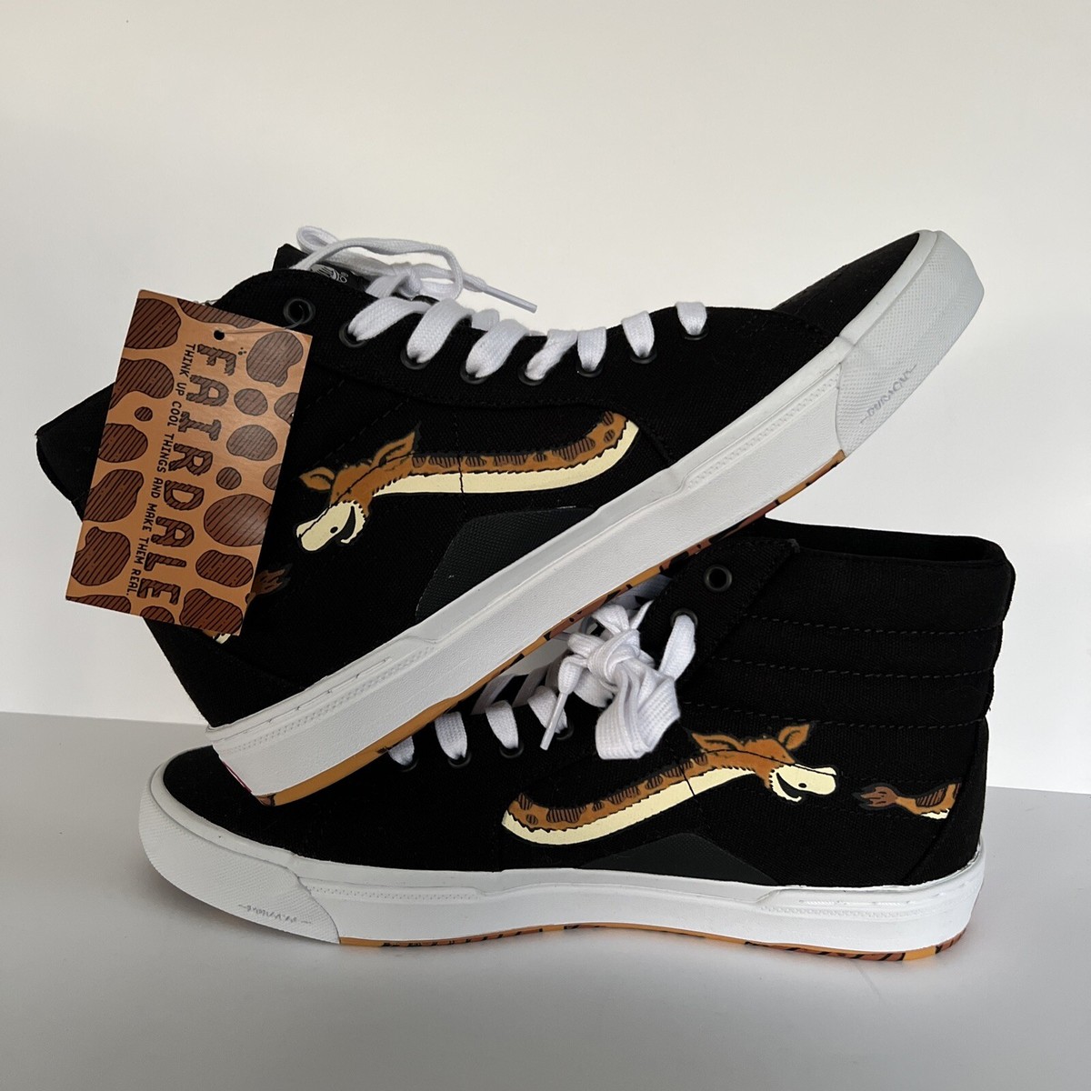 Vans Fairdale Sk8-Hi BMX Shoes Mens 13 Black Giraffe High Top Lace Up Sneakers Vans Fairdale Sk8 Bmx Giraffe Shoes , Men main image 3