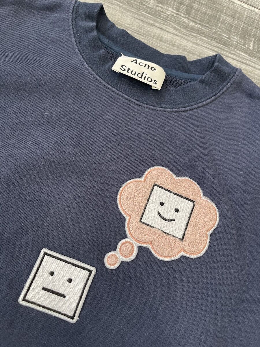Acne Studios Casey Doughnut Crew Sweat Black | END. (TW)