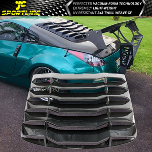 How To Install 350z Rear Window Louvers Rocketbunny 350z Youtube