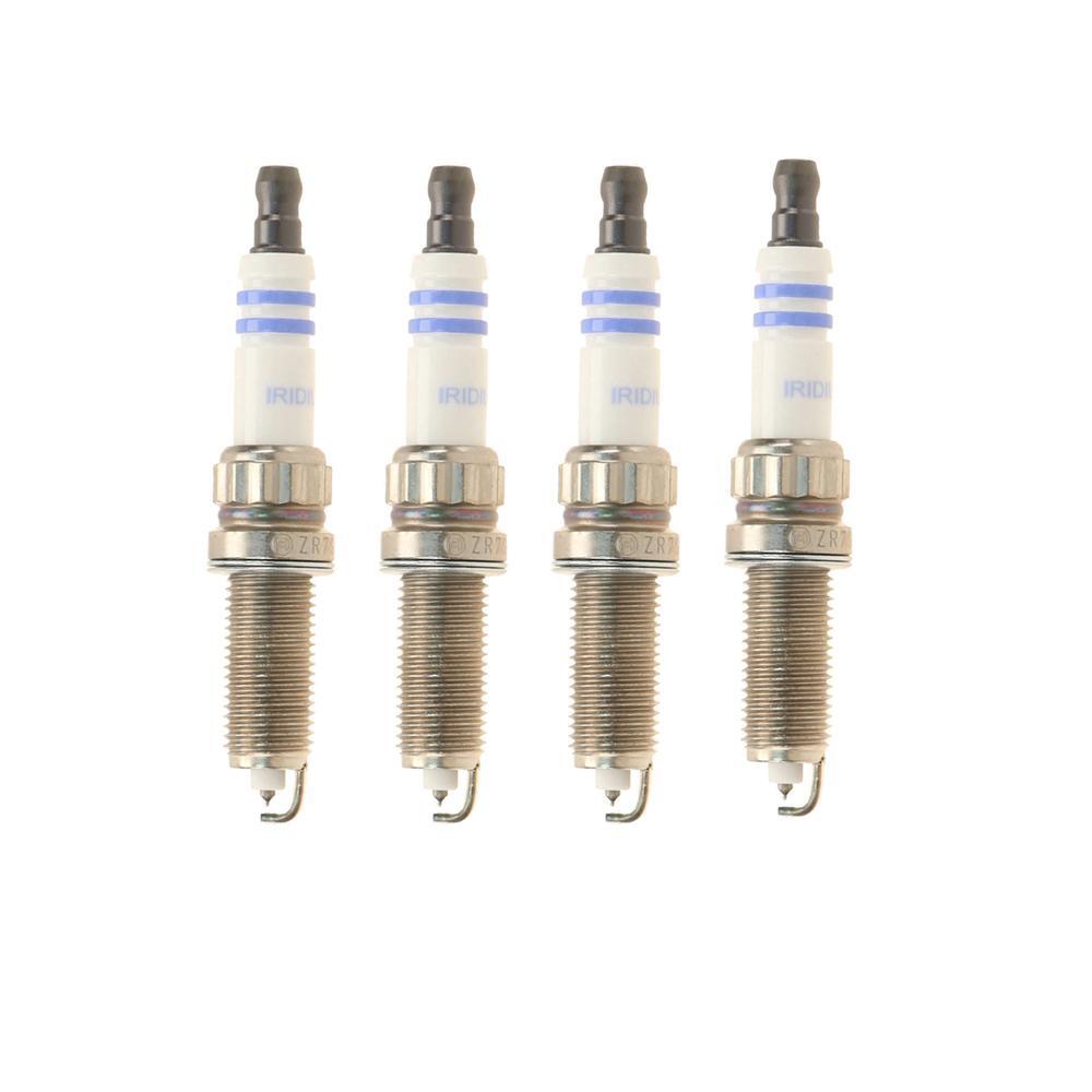 Bosch OE Fine Wire Set of 4 Double Iridium Spark Plugs For Mini R52 R55 R56 R57