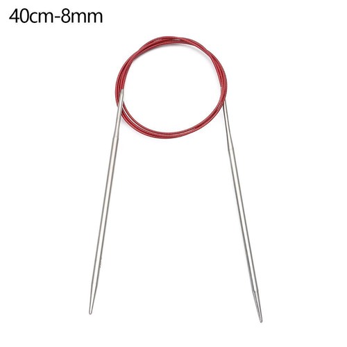 80/100cm Stainless Steel Circular Needle Round Weaving Knitting Needles Handmade - Picture 46 of 47