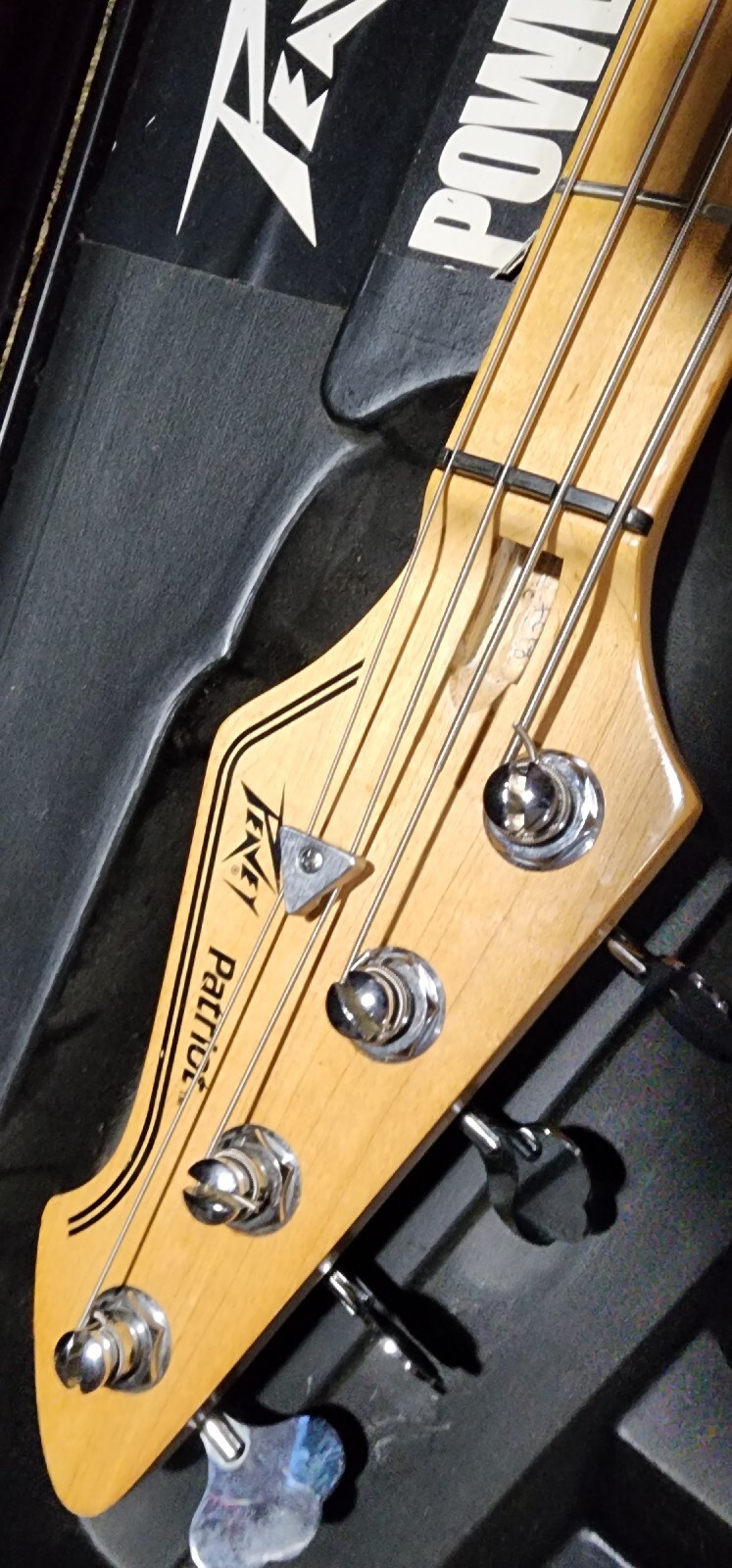 Peavey Patriot Bass Guitar USA with Original Hardshell Case Black eBay