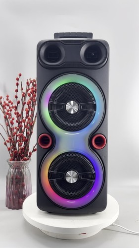 Tragbarer Bluetooth 5.2 Lautsprecher Subwoofer Musikbox LED mit Mikrofon Stereo - Video 1 von 1