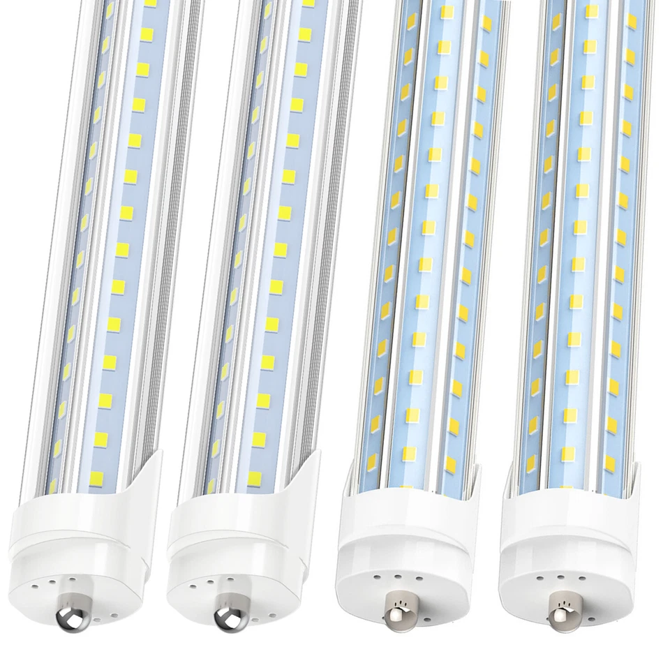 T8 8FT 45W 72W 120W LED Tube Light FA8 Single Pin 8' Garage LED Shop Light Bulbs - Image 3 of 4