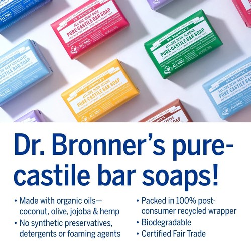 DR. BRONNER'S~~U PICK ONE SOAP~~MANY SCENTS TO CHOOSE FROM 5 OZ BAR BIN - Picture 5 of 15