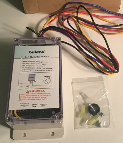 Briidea HASS-02 Soft Starter Enables Easy Start an A/C & Appliances on RV Power