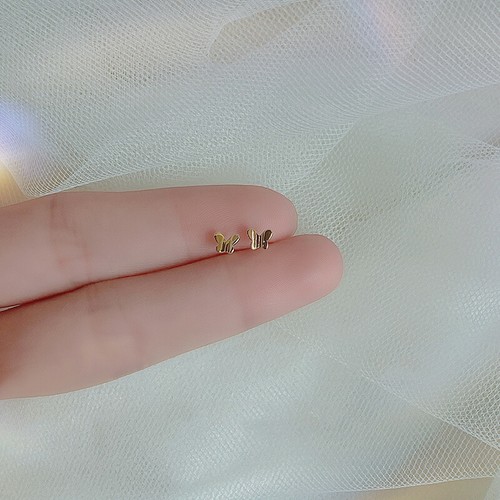 925 Silver Butterfly Flower Heart Small Stud Earrings Women Jewelry Cute Gift UK - Picture 18 of 76