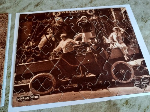 1926 Movie Land Puzzle 2 set puzzle ORIG BOX  - BILLY DOOLEY & OUR GANG complete - Picture 3 of 11