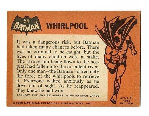 VINTAGE 1966 TOPPS BATMAN BLACK BAT Set Break U PICK CARD - Picture 135 of 139