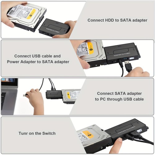 USB 3.0 to 2.5" SATA III Hard Drive Adapter Cable/UASP -SATA to USB3.0 Converter - Picture 4 of 8