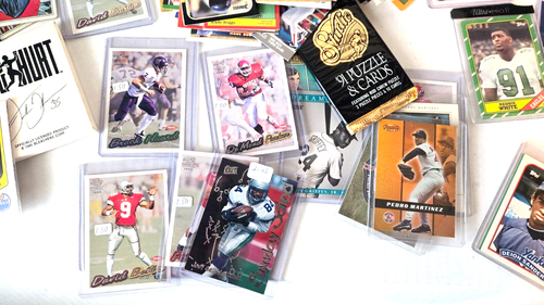 VINTAGE BASEBALL FOOTBALL 80 WADE BOGGS JIM ABBOTT NOLAN RYAN MATTINGLY LOT Y - Picture 3 of 24