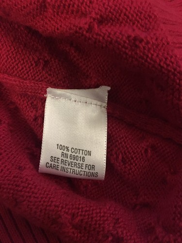 Studio Works Women Red Long Sleeve V Neck Sweater Plus Size 2x - Picture 8 of 10