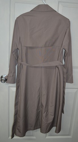 Trench cappotto donna vintage Misty Harbor tortora taglia 10 con cintura - Foto 3 di 6