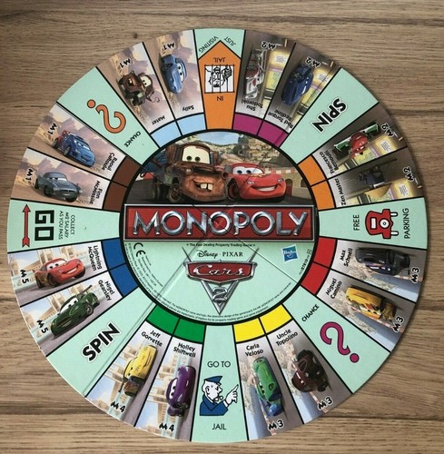 DISNEY CARS 2 MONOPOLY von HASBRO *Mehrfachangebot* Wählen Sie Ihre Ersatzteile - Bild 12 von 14