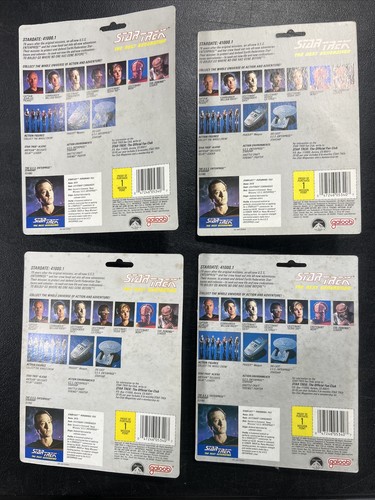 JUEGO DE 13 FIGURAS DE COLECCIÓN STAR TREK TNG CON ALIENÍGENAS Y 4 DATOS DIFERENTES 1988 GALOOB - Imagen 7 de 7