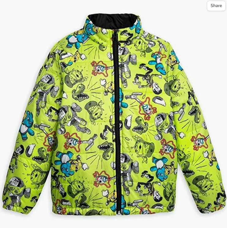 Disney Parks Toy Story 4 Puffy Jacket for Kids BRAND NEW WITH TAG
