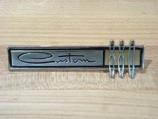 NOS MOPAR 1965 DODGE "CUSTOM 880" GLOVE BOX NAMEPLATE NICE!!!