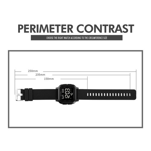 SKMEI 1894 Fashion Sport 50M Watch Luxury Brand Waterproof Outdoor Digital Men's - Picture 6 of 12