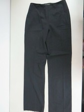 RALPH LAUREN Black Label Wool Nylon Stretch Straight leg zip Black Trousers 4