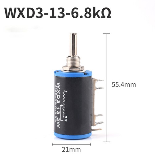 WXD3-13 10-Gang-Drehpotentiometer 100 ohm... 47K Präzision-Drahtpoti Linear 2W - Bild 26 von 34