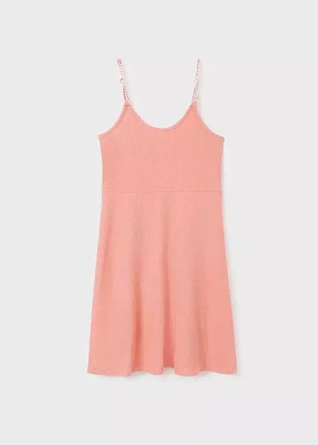 NWT Sz 14 girls MAYORAL Pink Canale Tank Dress - Picture 2 of 4