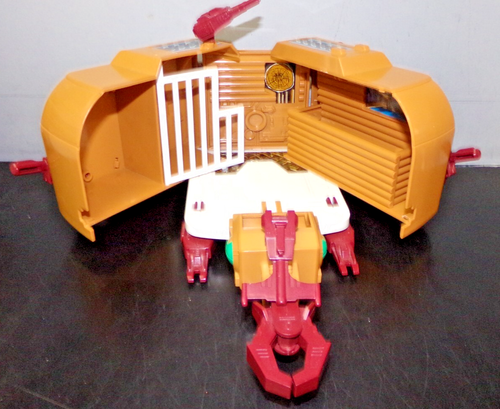 1987 HASBRO BATTLE BEASTS WOOD BEETLE TRANSPORT STATION - Foto 2 di 2